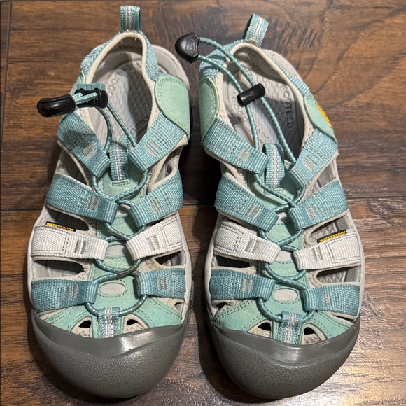 Keen Women's Aqua and Gray Outdoor Sandals - Picture 1 of 7